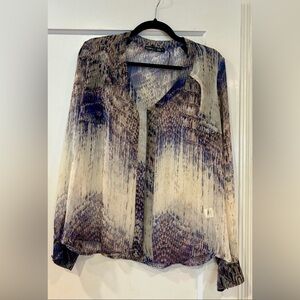 Gypsy 05 Sheer Blouse Size Small NWOT